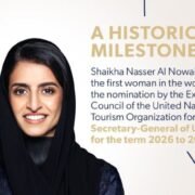 Shaikha Al Nowais Nominated as First Woman Secretary-General of UN Tourism