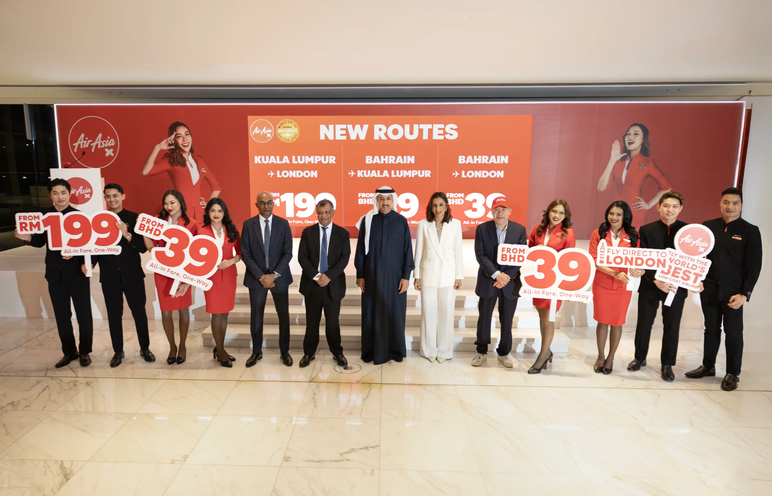 AirAsia X launches Kuala Lumpur-Bahrain-London route