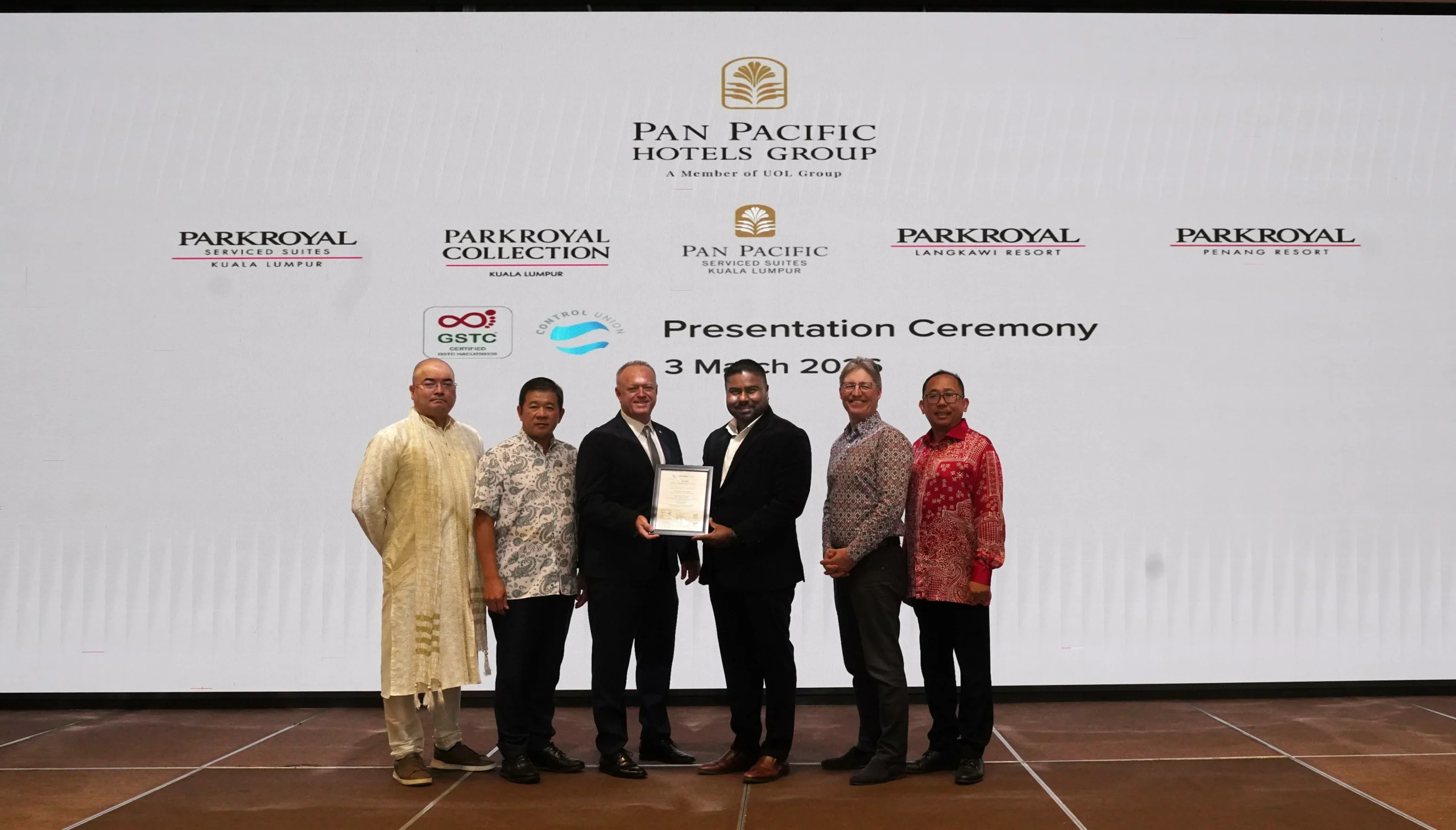 Pan Pacific Hotels earn GSTC multi-site certification in Malaysia