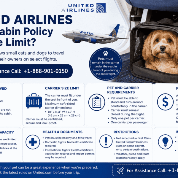 What Is the United Airlines Pet in Cabin Policy and Size Limit?